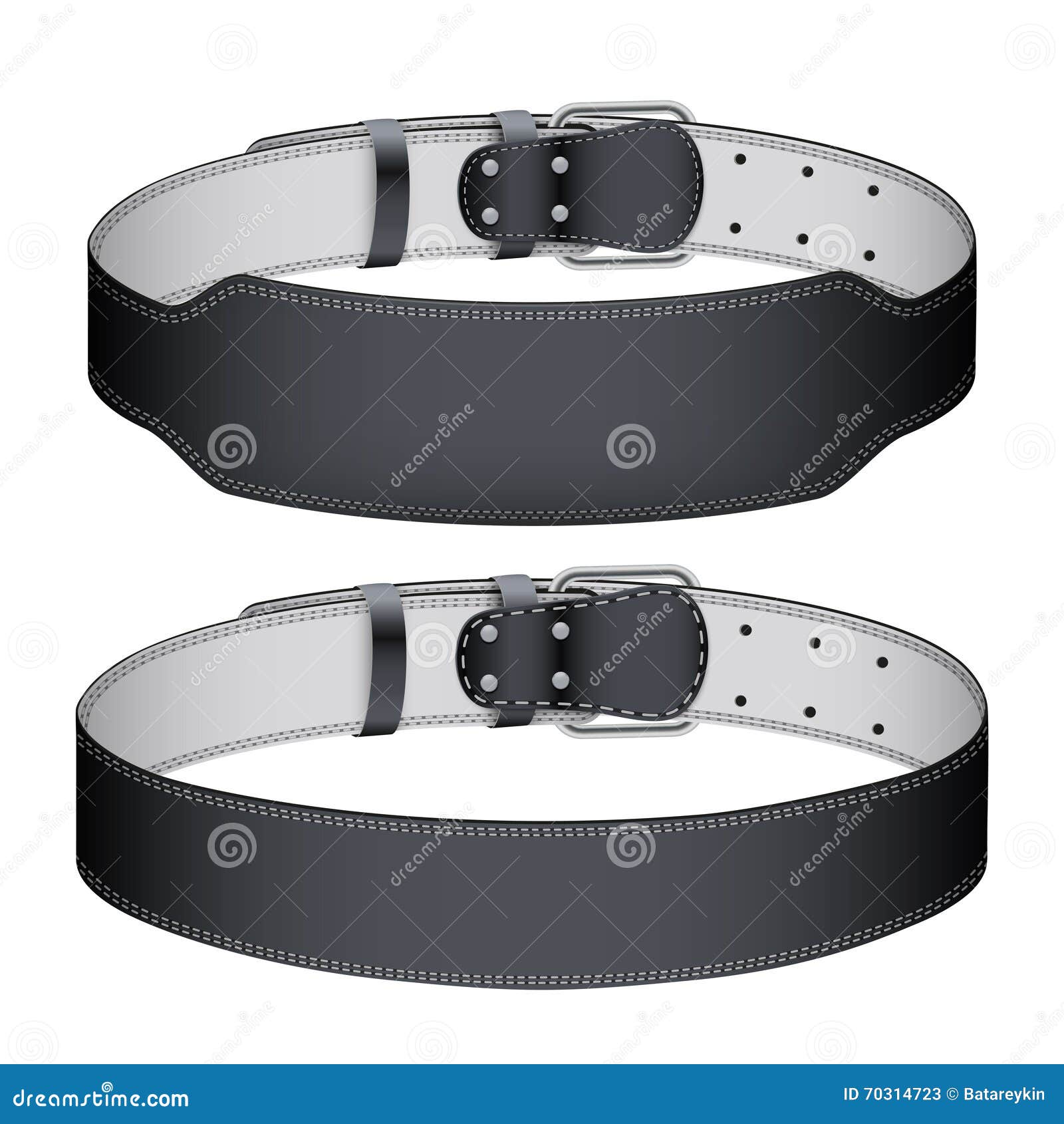 Download Mockup Weightlifting GYM Belt Stock Illustration ...