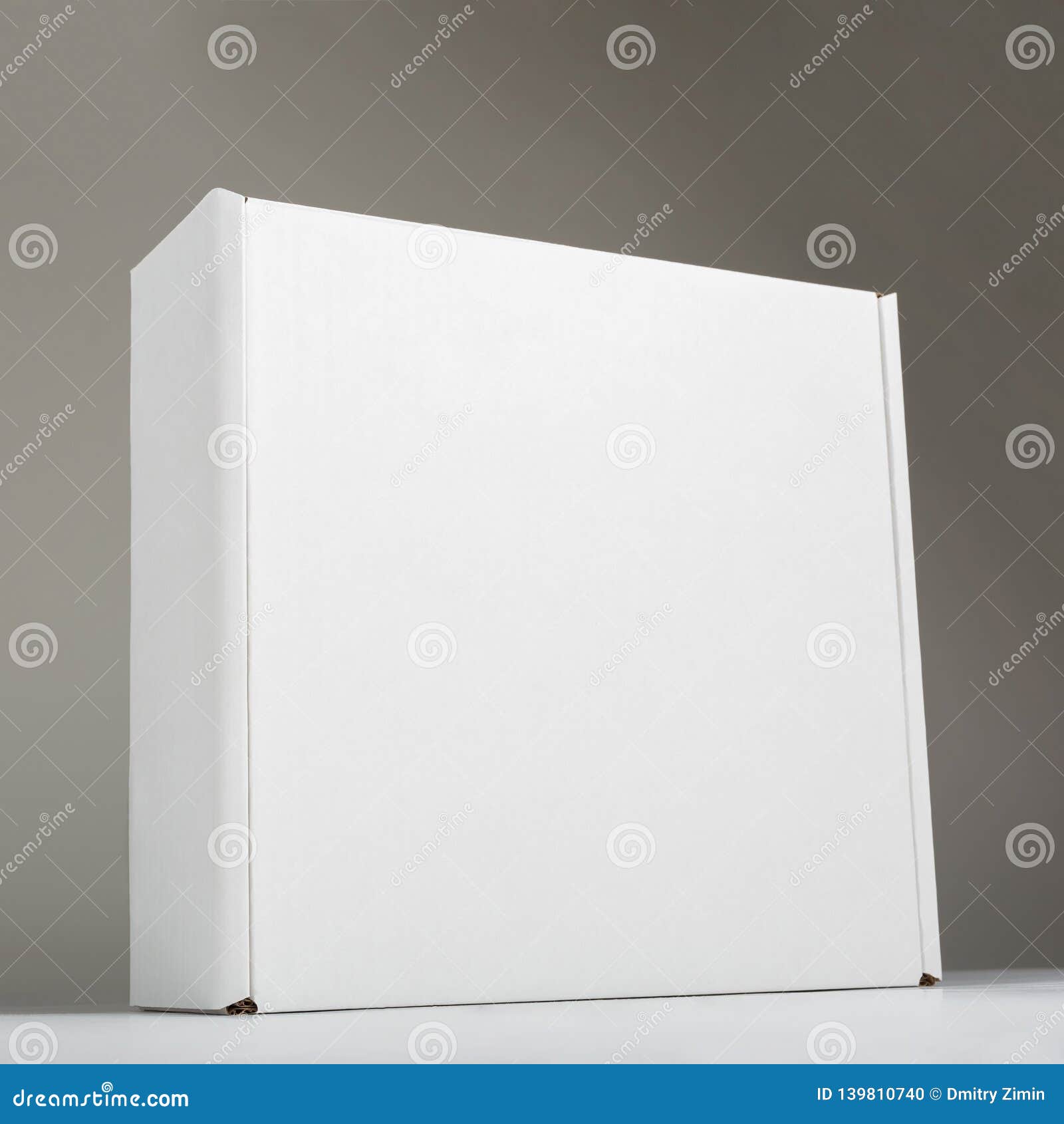 Download Mockup White Cardboard Box For Identity Disign Stock Photo ...