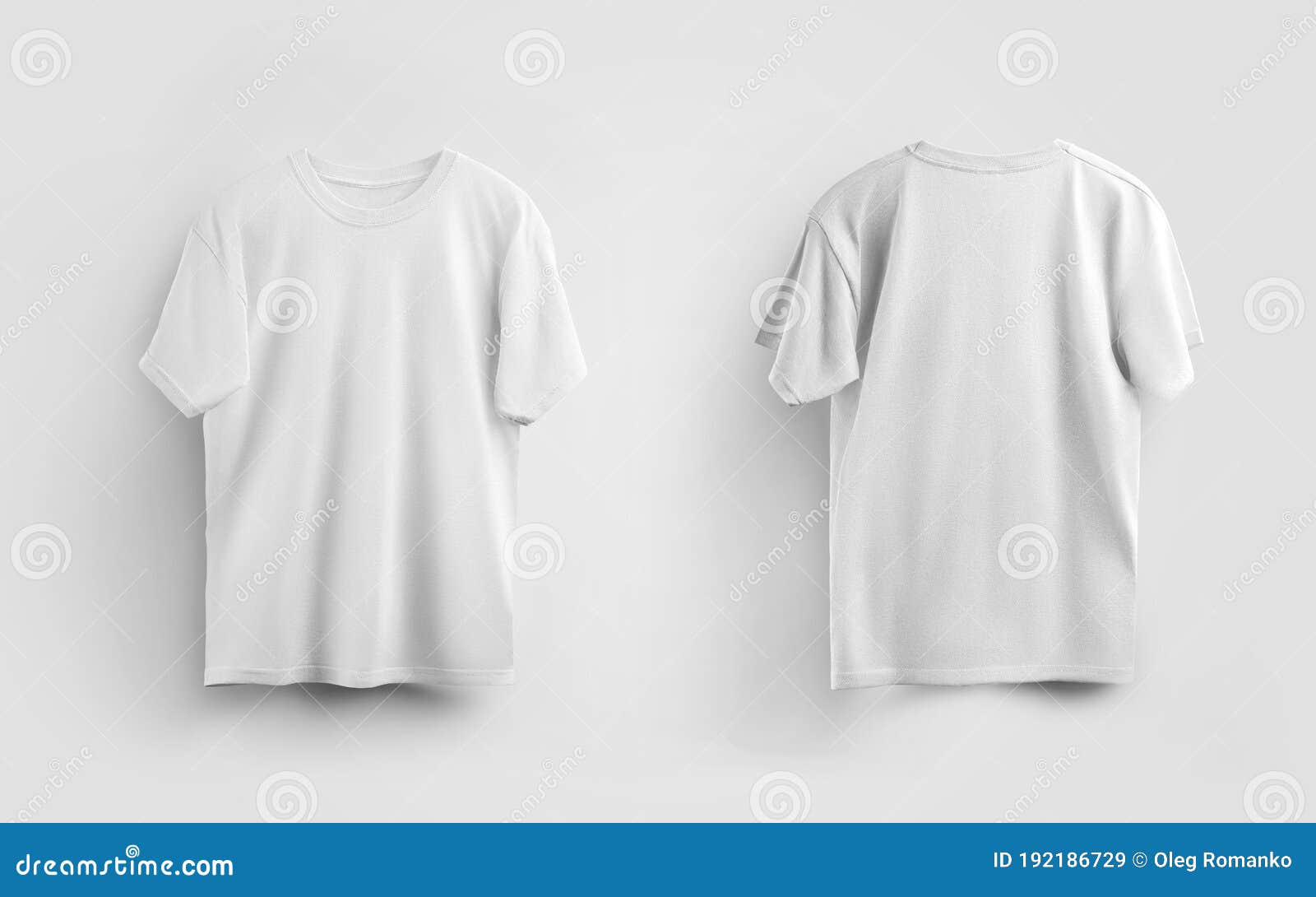 Download Mockup Of White Mens T-shirt, Isolated On Background ...