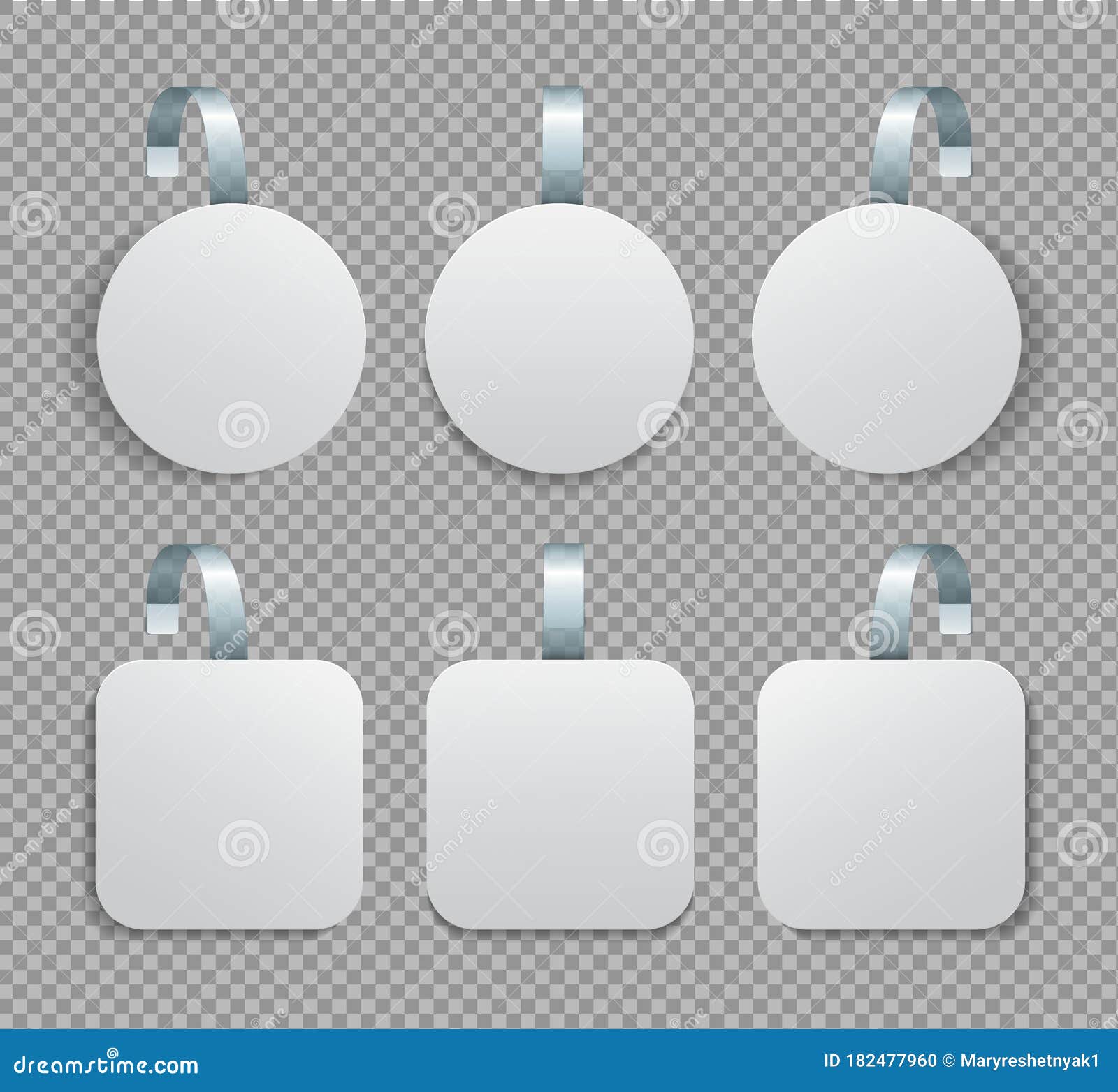 Download Mockup Of Wobbler For Supermarket. Discount Dangler On ...