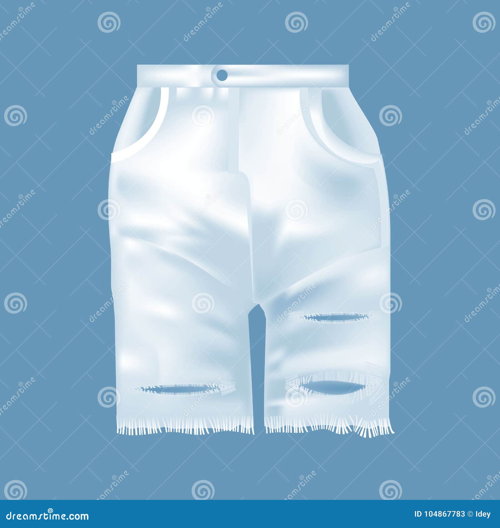 Shuriken Mesh Shorts - Illustratio