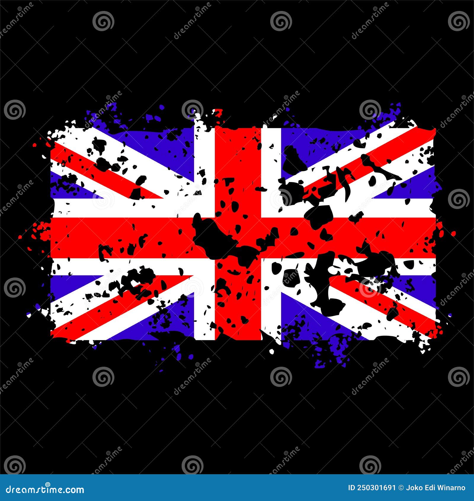 Imprimer Gratuit Drapeau Anglais à Imprimer Modèle De Conception Du Drapeau Du Royaume-uni Illustration de Vecteur - Illustration du vecteur, indicateur: 250301691