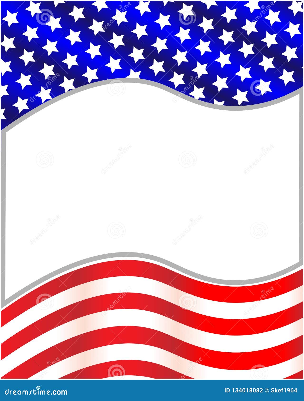 Drapeau U.S.A. Vague