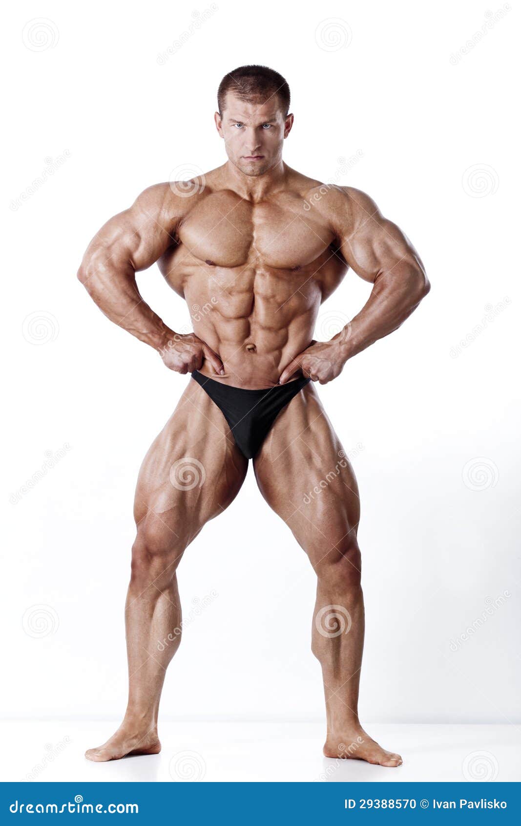 Modèle mâle musculeux photo stock. Image du blanc, main - 29388570