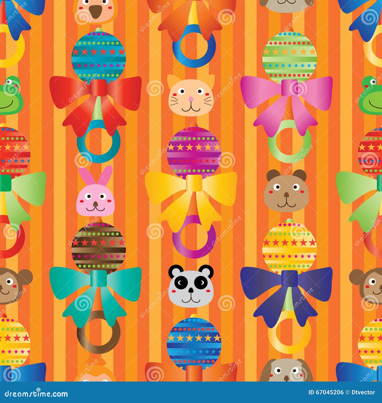 Modele Sans Couture De Mur De Decor De Tete De Bande Dessinee De Hochet De Bebe Illustration De Vecteur Illustration Du Bille Enfant Modele Sans Couture De Mur De Decor De Tete De Bande Dessinee De Hochet De Bebe Illustration De Vecteur Illustration Du Bille Enfant