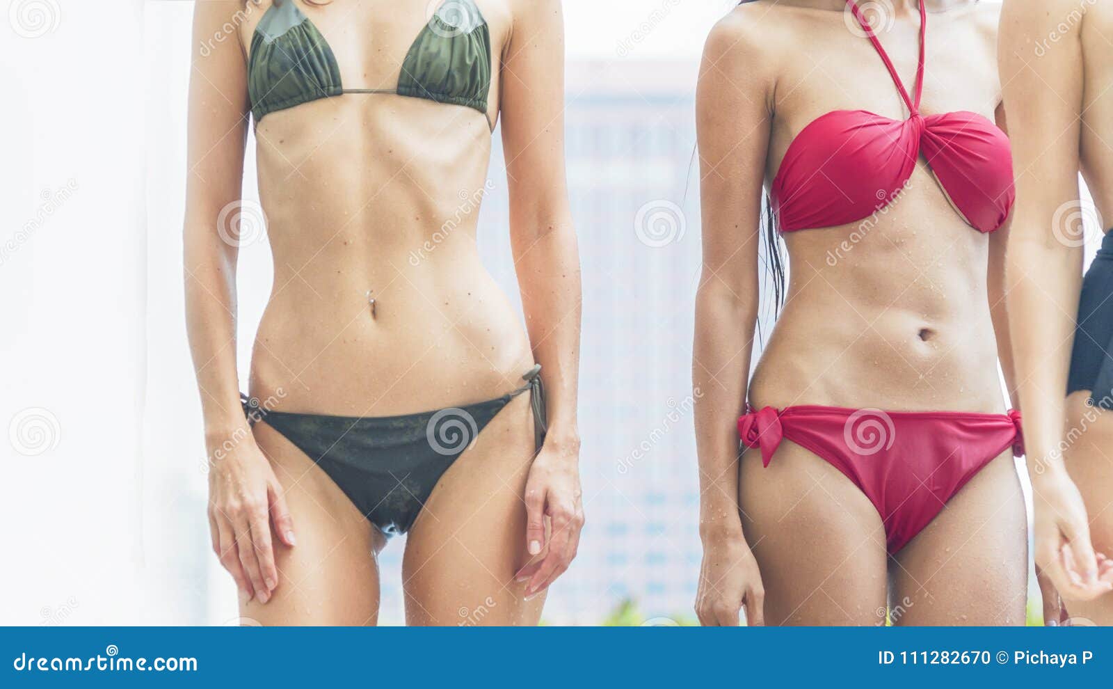 Moda De Las Mujeres Delgadas Del Músculo Del Bikini De La Playa Del Verano De La Ropa Interior Con Foto de - Imagen de lifestyle, bikini: 111282670