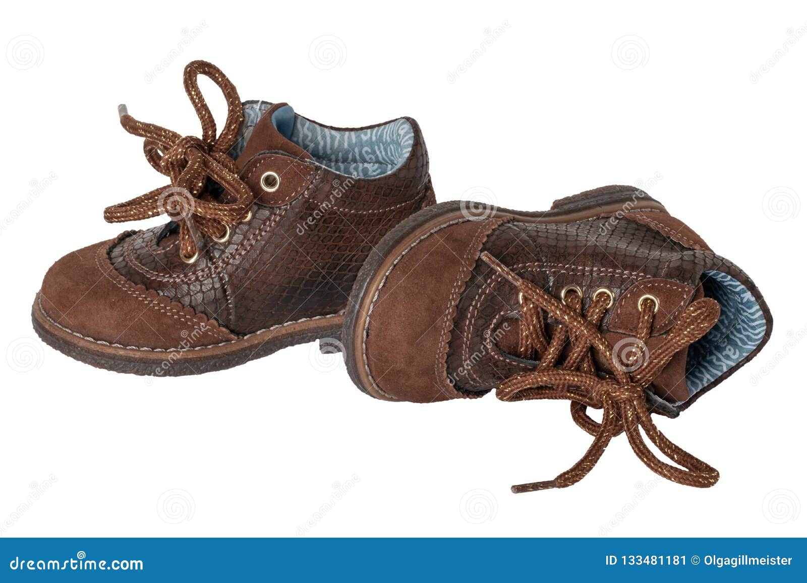 zapatos de cuero niños