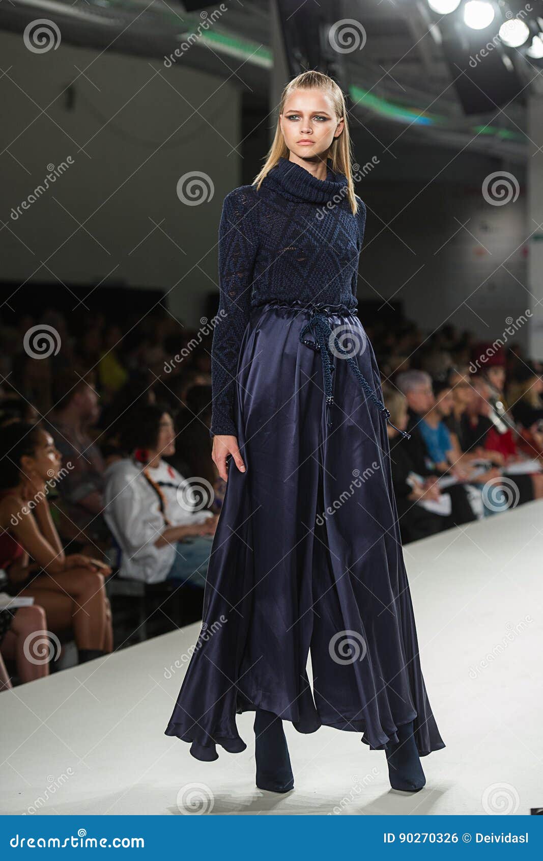 Model on a catwalk editorial photo. Image of beautiful - 90270326