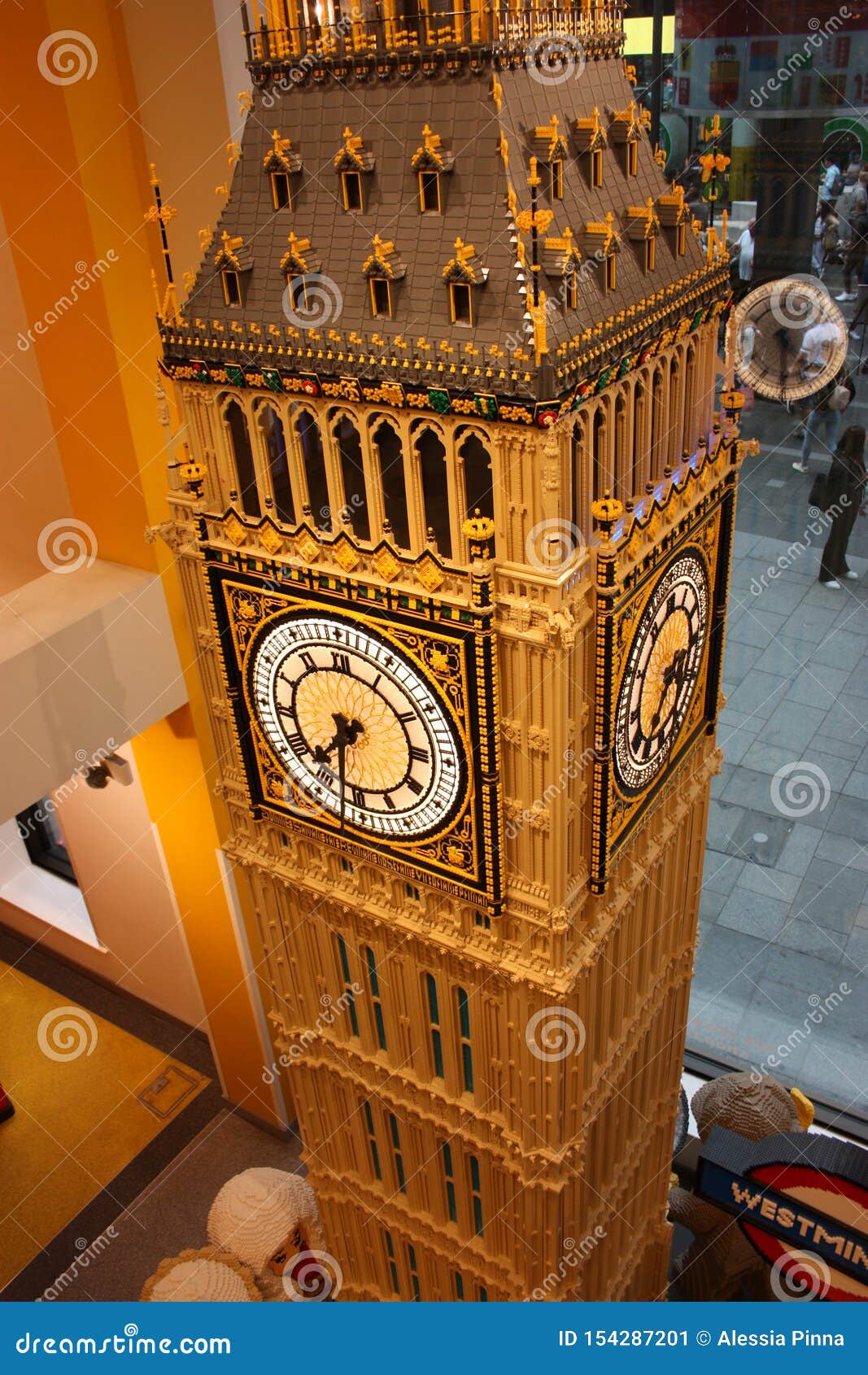 Model of the Clock Tower in London, the Big Well-made Scale with ...