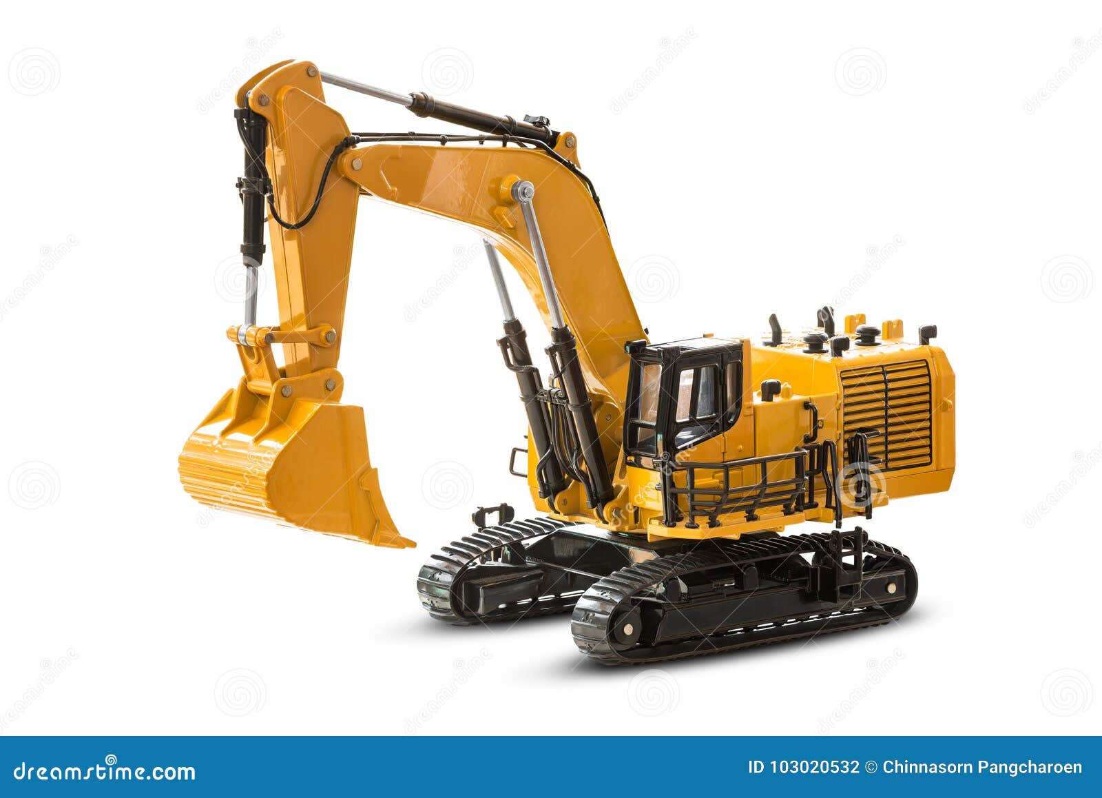 Excavator Backhoe RoyaltyFree Stock Photo 131168085