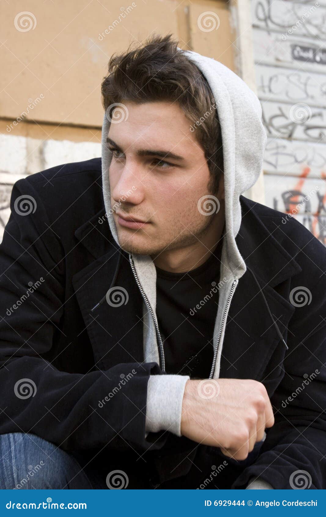 Model Guy Italian Urban Style Stock Images - Image: 6929444