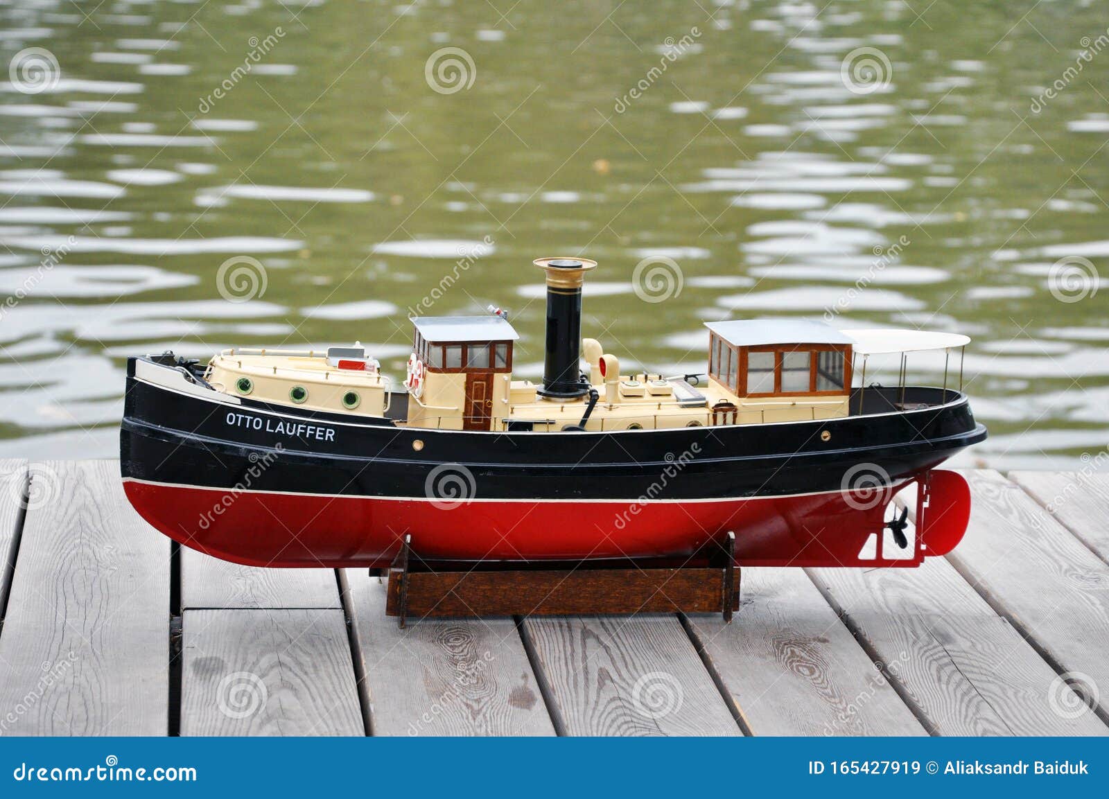 Model of an Old Steamboat Ship. Ship Modeling Editorial Stock Image
