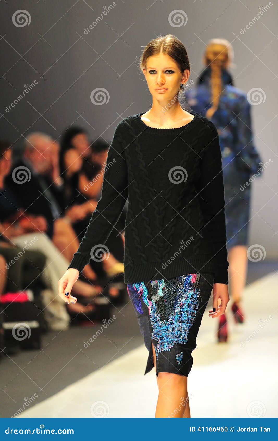 Model Showcasing Designs from Erdem at Audi Fashion Festival 2011 ...