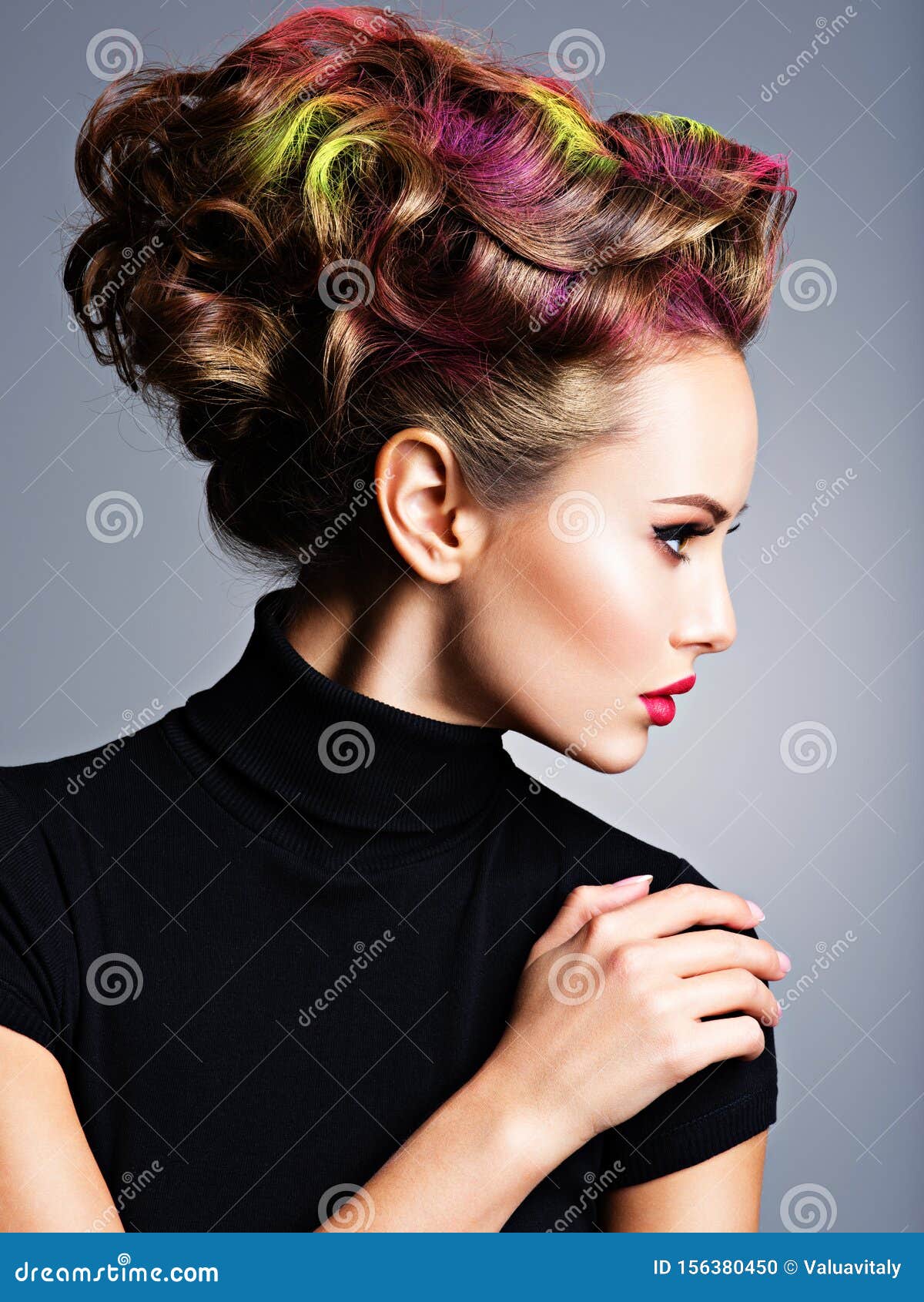 Model with a Stylish Hairstyle Stock Photo - Image of curly, woman: 156380450 Model with a Stylish Hairstyle Stock Photo - Image of curly, woman: 156380450