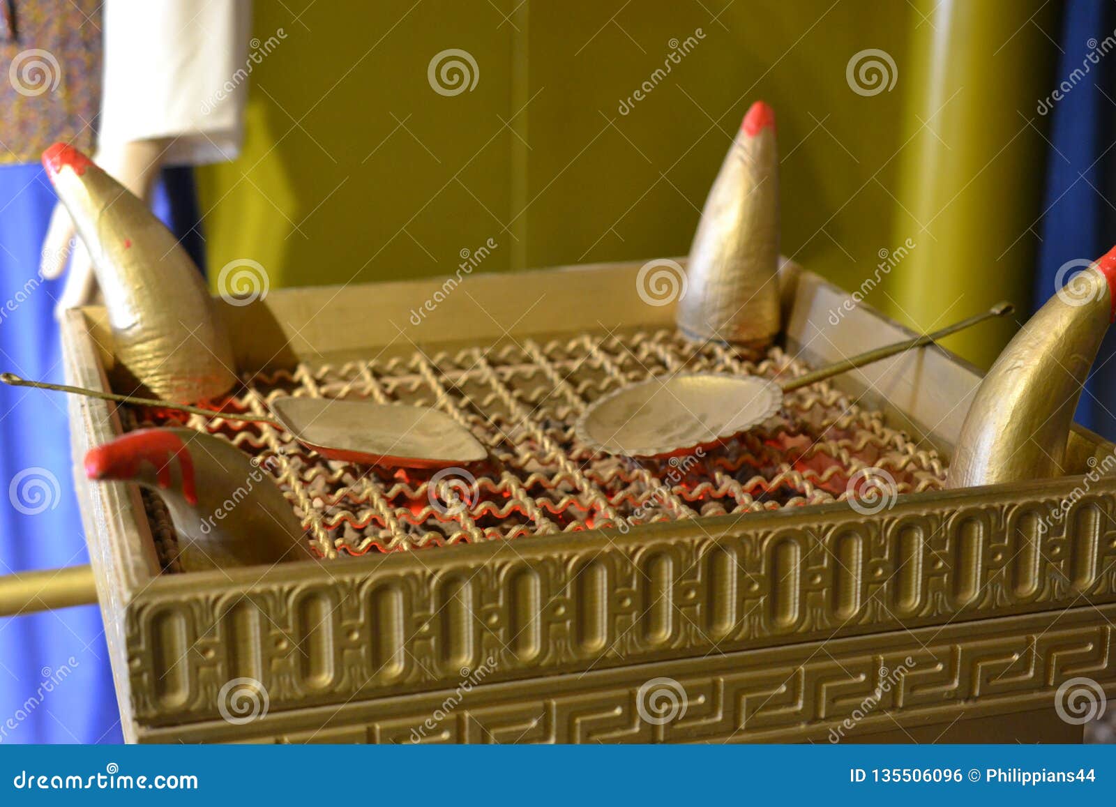 Golden Incense Altar, Model Of Tabernacle, Tent Of Meeting In Timna