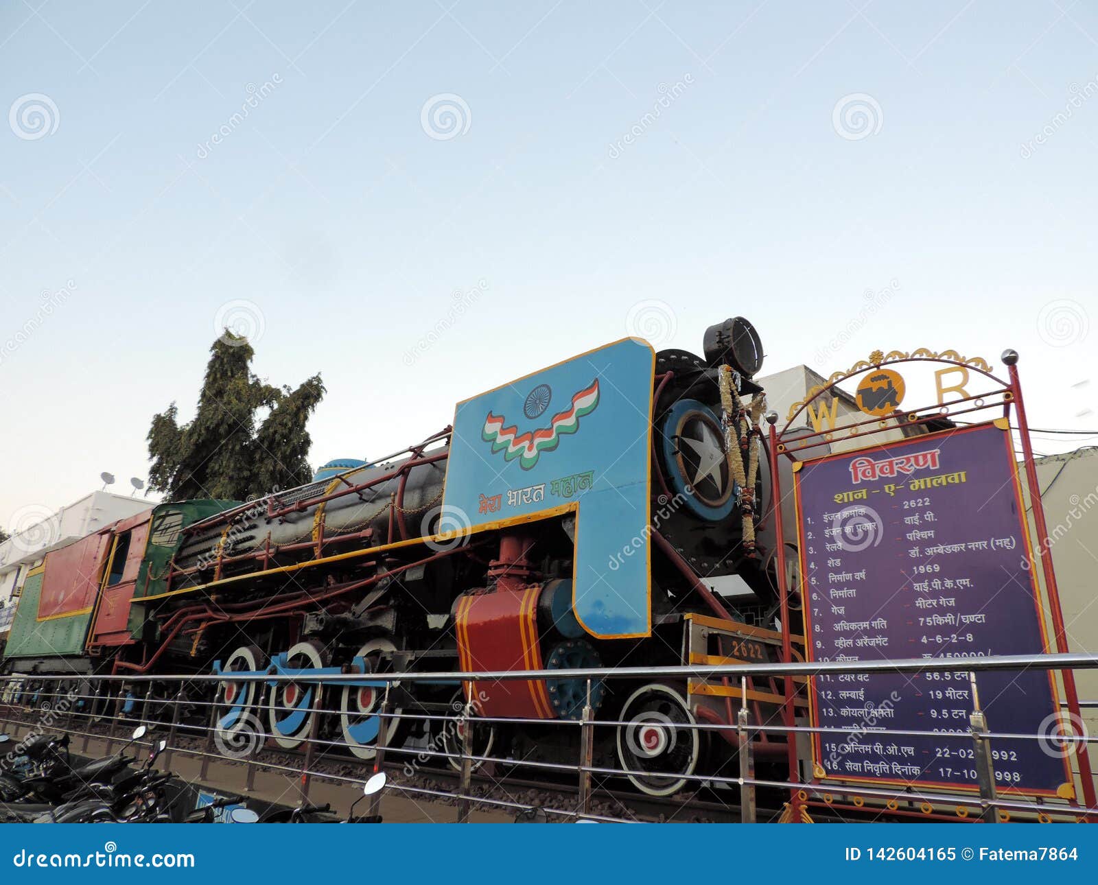 Model of a Train Outside Neemuch Railway Station, India Editorial Image  Image of pradesh, railway: 142604165