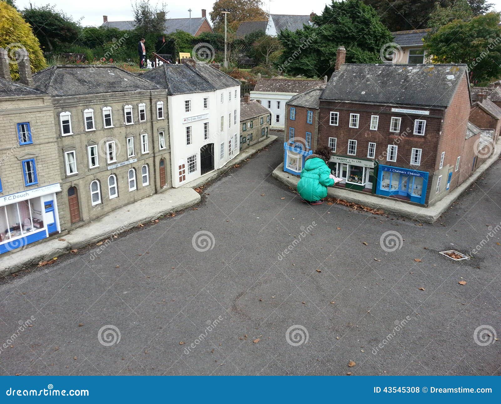 Model Village Miniature Houses Editorial Stock Photo Image of model