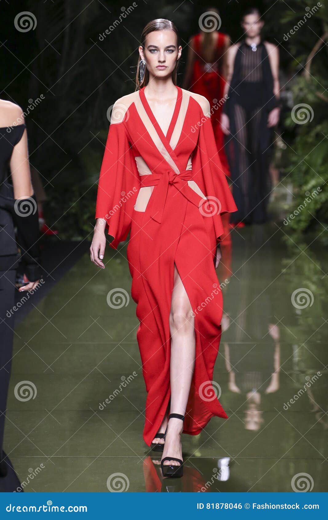 A Model Walks the Runway during the Balmain Show As Part of the Paris ...