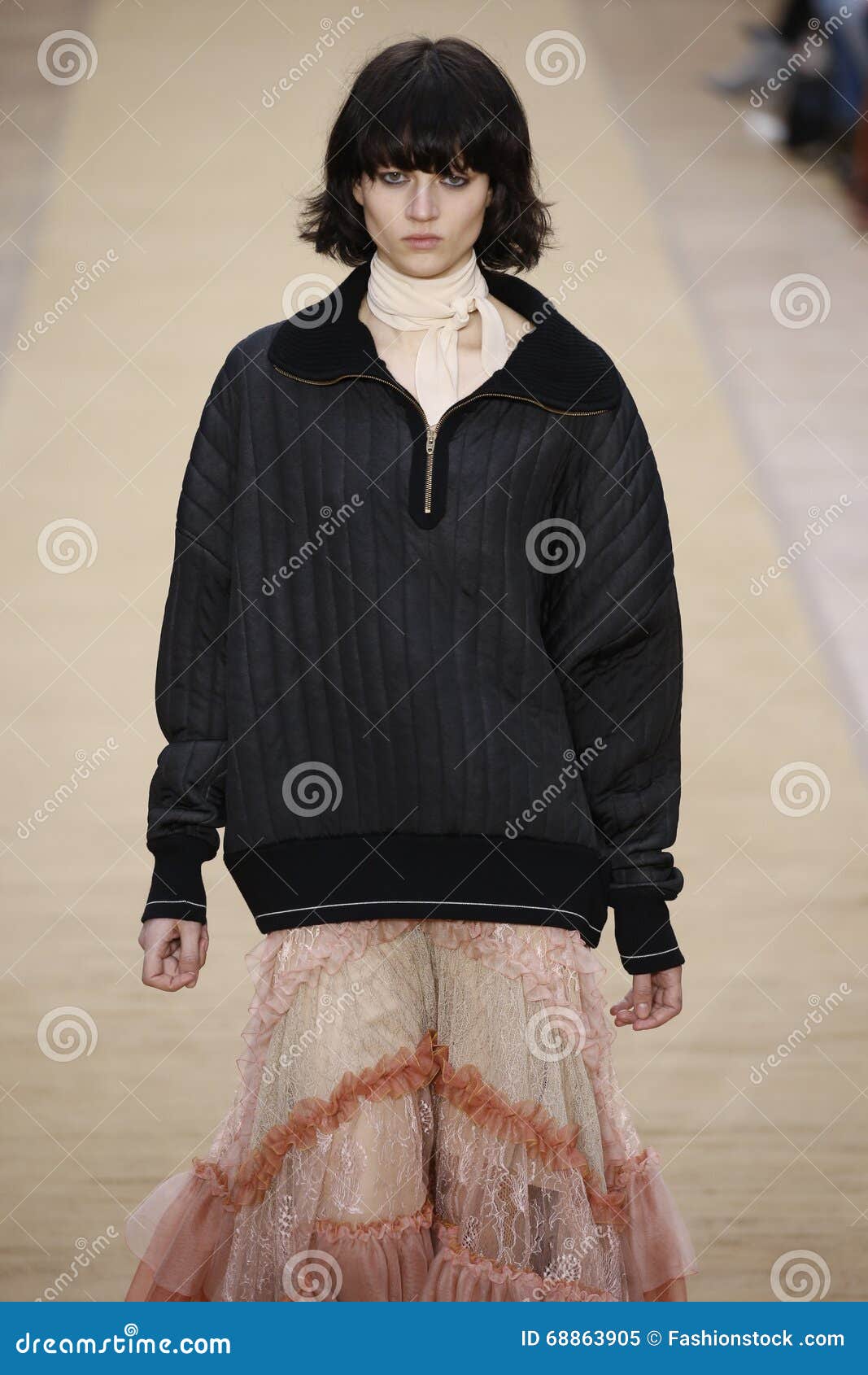 A Model Walks the Runway during the Chloe Show Editorial Image - Image ...