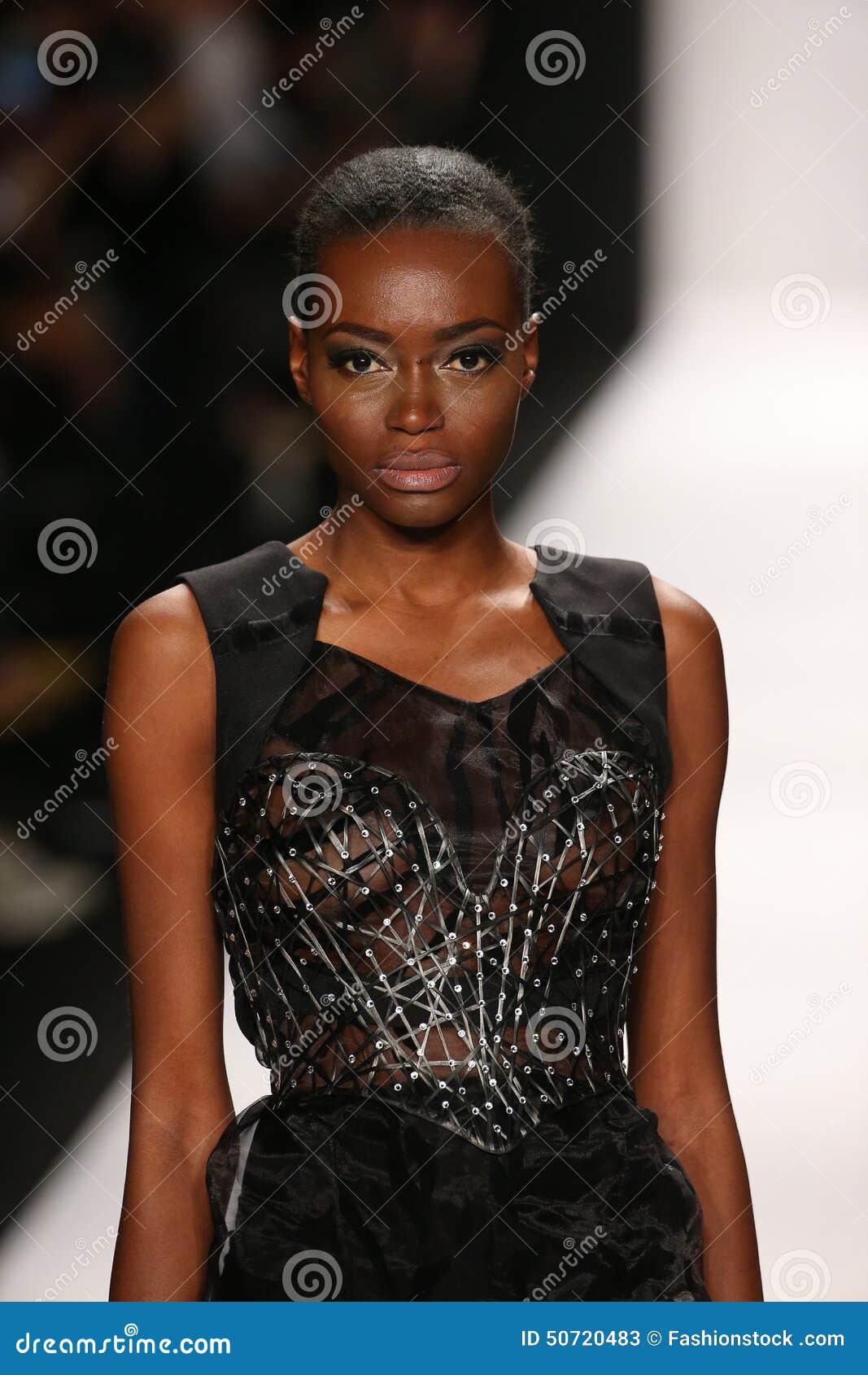 A Model Walks the Runway in a House of Byfield Design at the Art Hearts ...