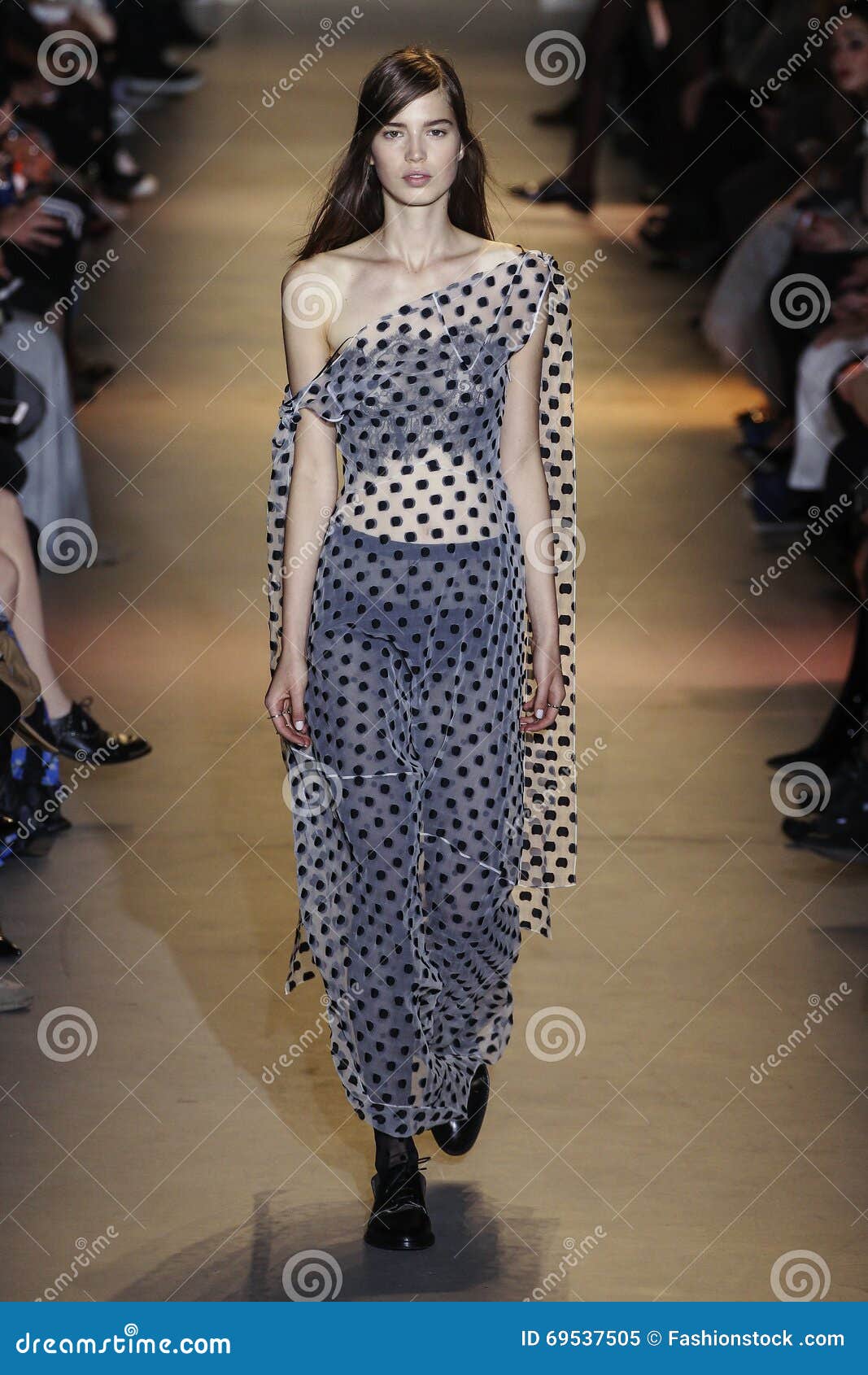 A Model Walks the Runway during the John Galliano Show Editorial Image -  Image of attractive, maxi: 69537505