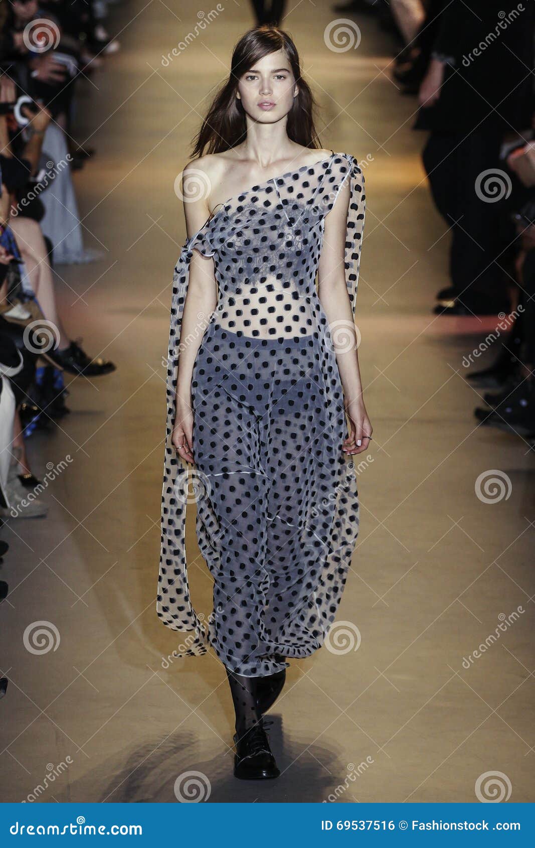 John Galliano Paris Ready to Wear Spring Summer Model wearing a