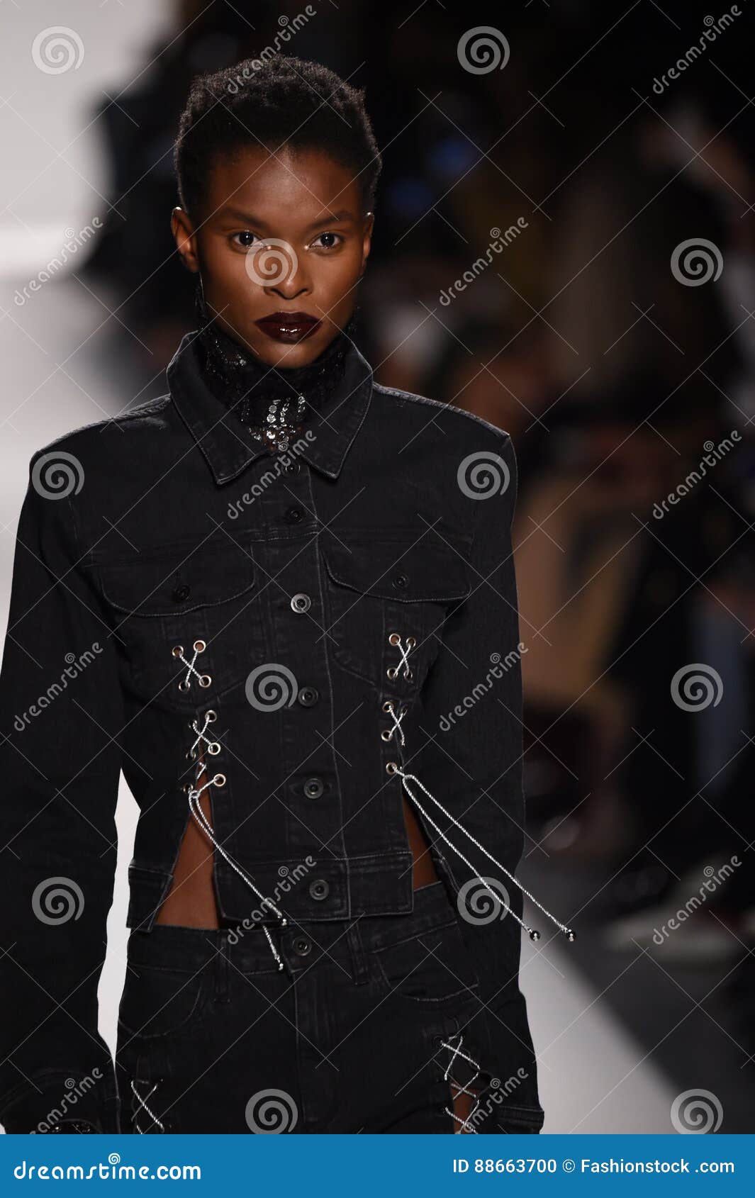 A Model Walks the Runway for the Jonathan Simkhai Collection during ...