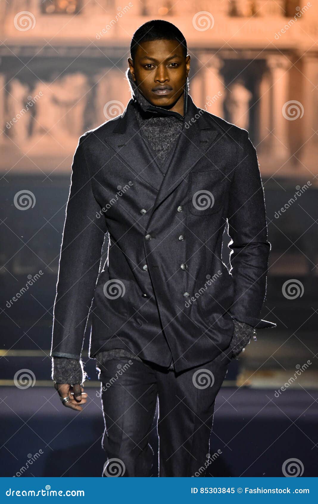 A Model Walks the Runway at the Joseph Abboud NYFW Editorial Image ...