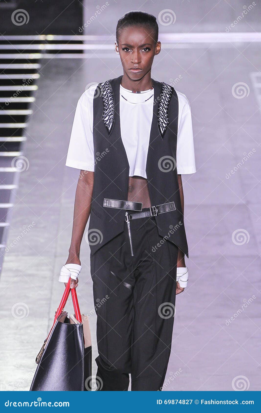 A Model Walks the Runway during the Louis Vuitton Show Editorial ...