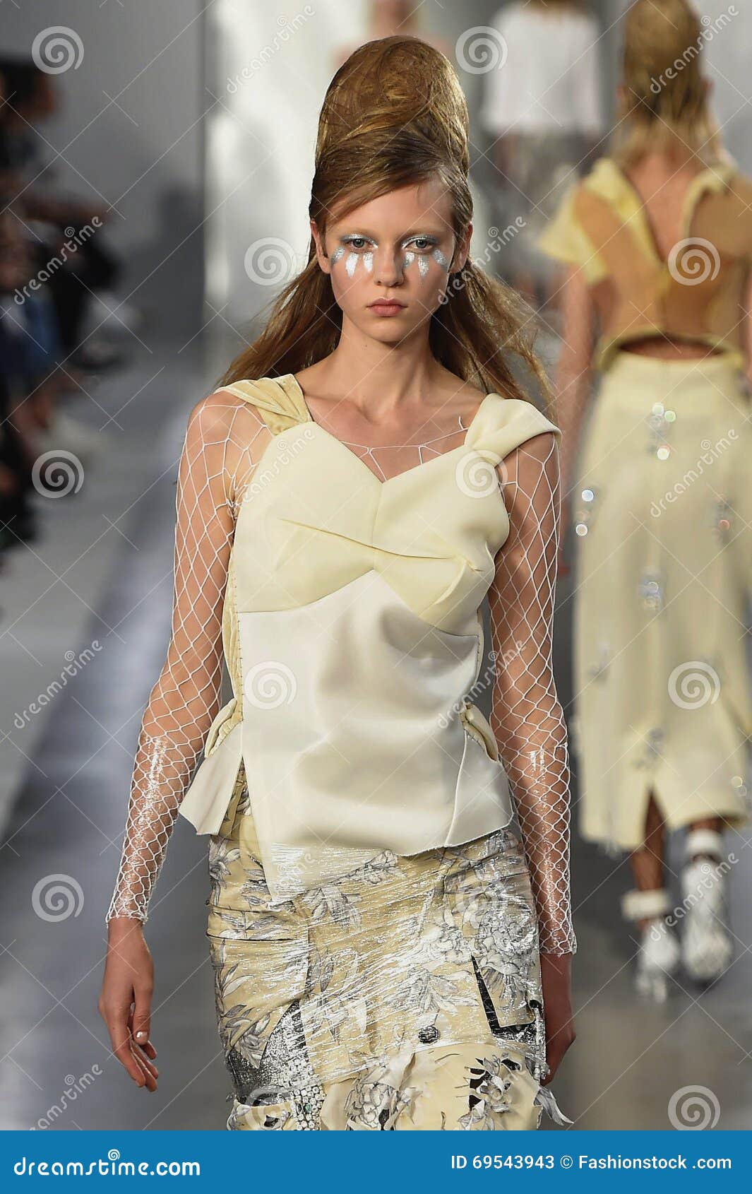 A Model Walks the Runway during the Maison Margiela Show Editorial ...