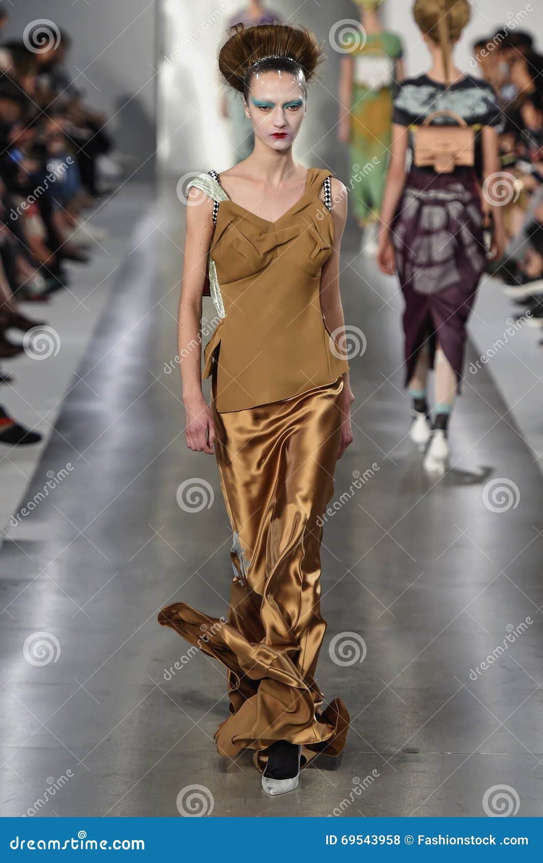 A Model Walks the Runway during the Maison Margiela Show Editorial ...