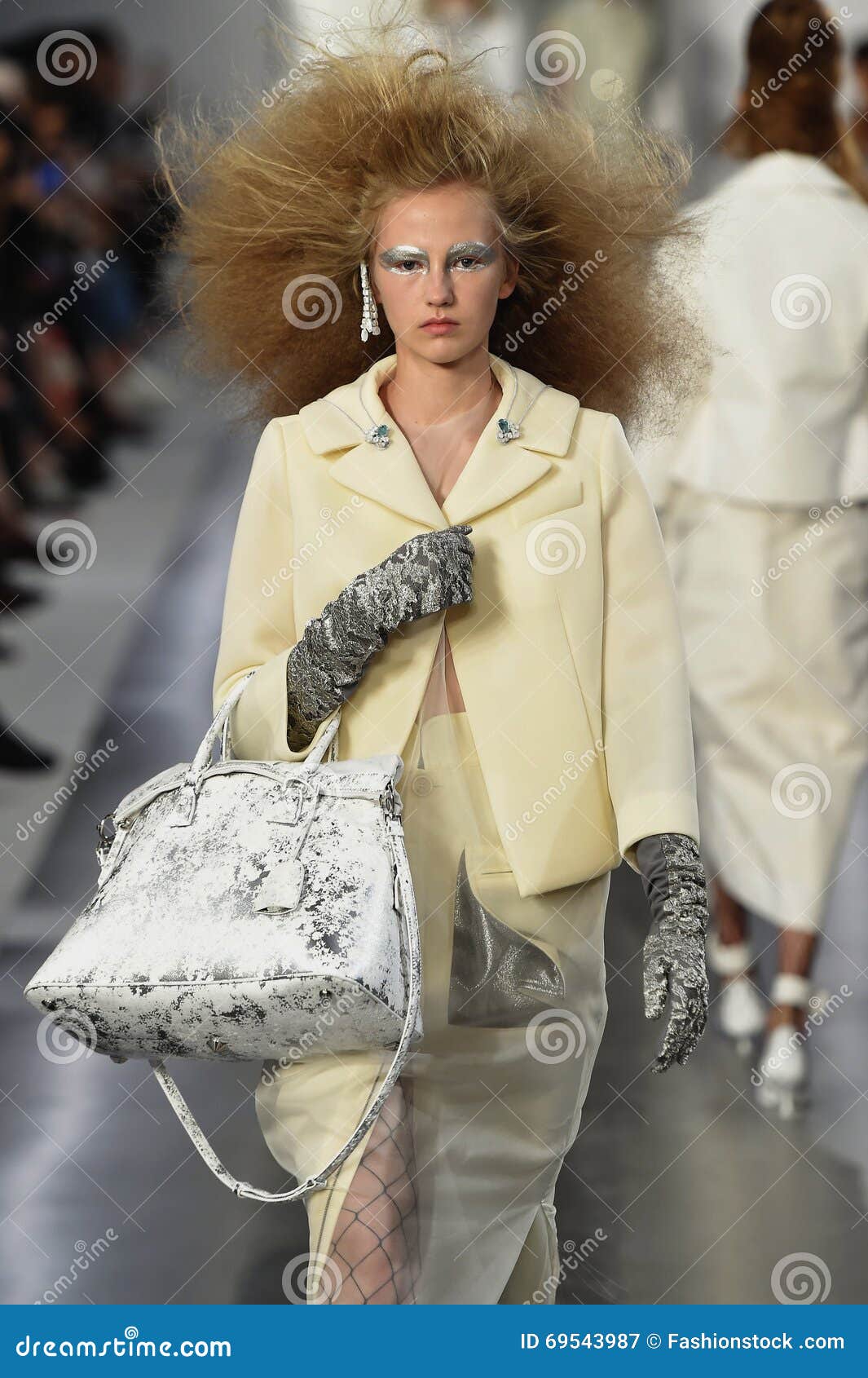 A Model Walks the Runway during the Maison Margiela Show Editorial ...