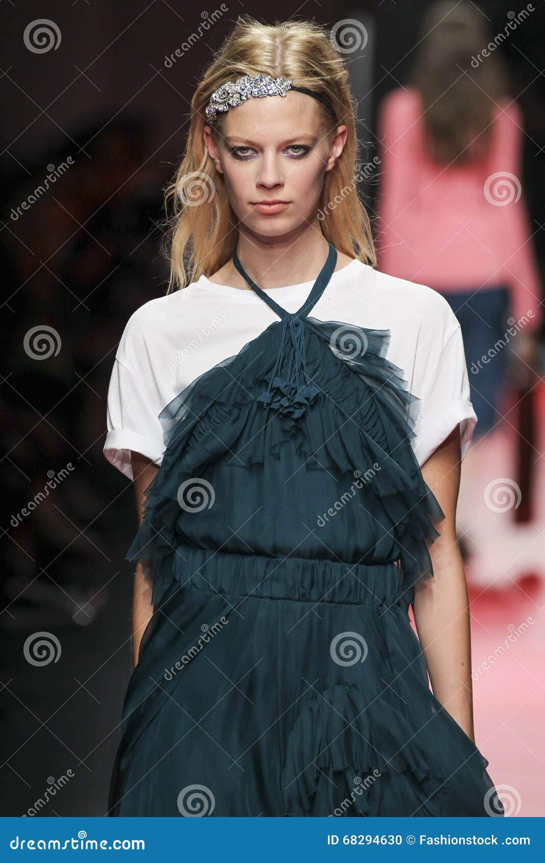 A Model Walks the Runway during the N.21 Fashion Show Editorial Image ...