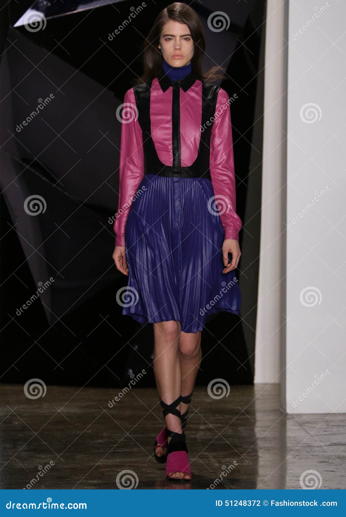 Model Walks the Runway during Ohne Titel Runway Show during MADE ...