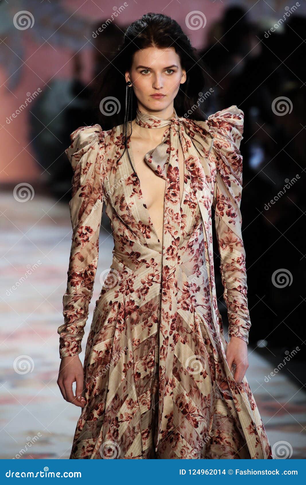 A Model Walks the Runway for Zimmermann during New York Fashion Week ...