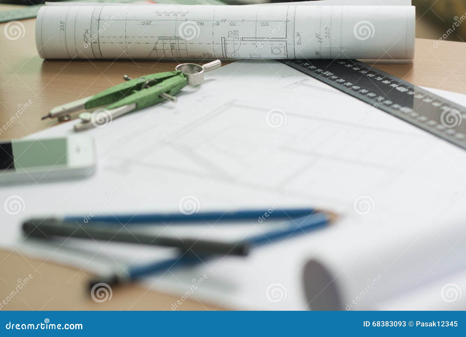 Stencil Per Disegno Paesaggistico Mr. Pen - 2 Modelli, Scala 1/4"=1ft, Per Architetti E Progettisti - Foto 7