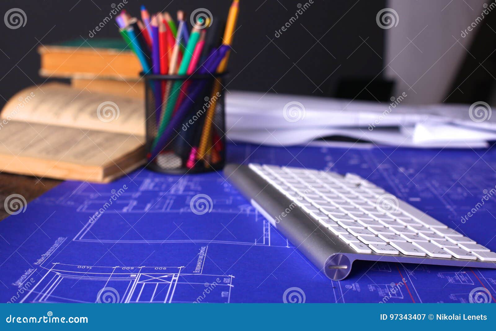 Stencil Per Disegno Paesaggistico Mr. Pen - 2 Modelli, Scala 1/4"=1ft, Per Architetti E Progettisti - Foto 3