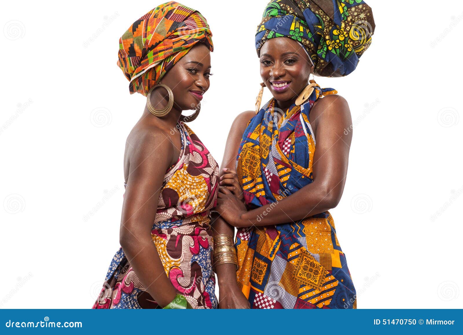Modelli Femminili Africani Che Posano In Vestiti Fotografia Stock Immagine Di Modello Modelli