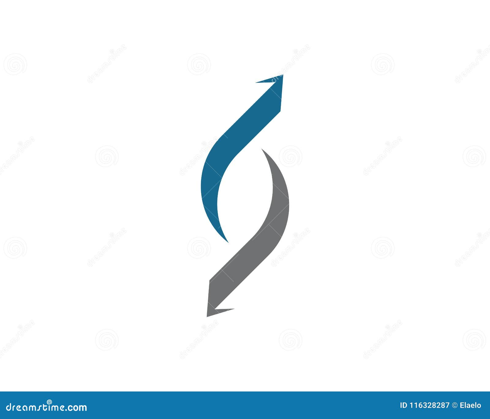 Modello di logo della lettera di S