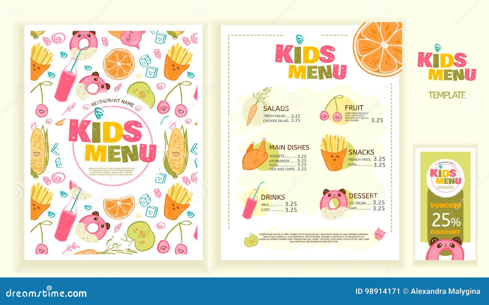 Название шаблона fun template. Kids menu шаблон. Дизайн меню для детского кафе. Menu for Kids шаблон. Меню детское макет вектор.