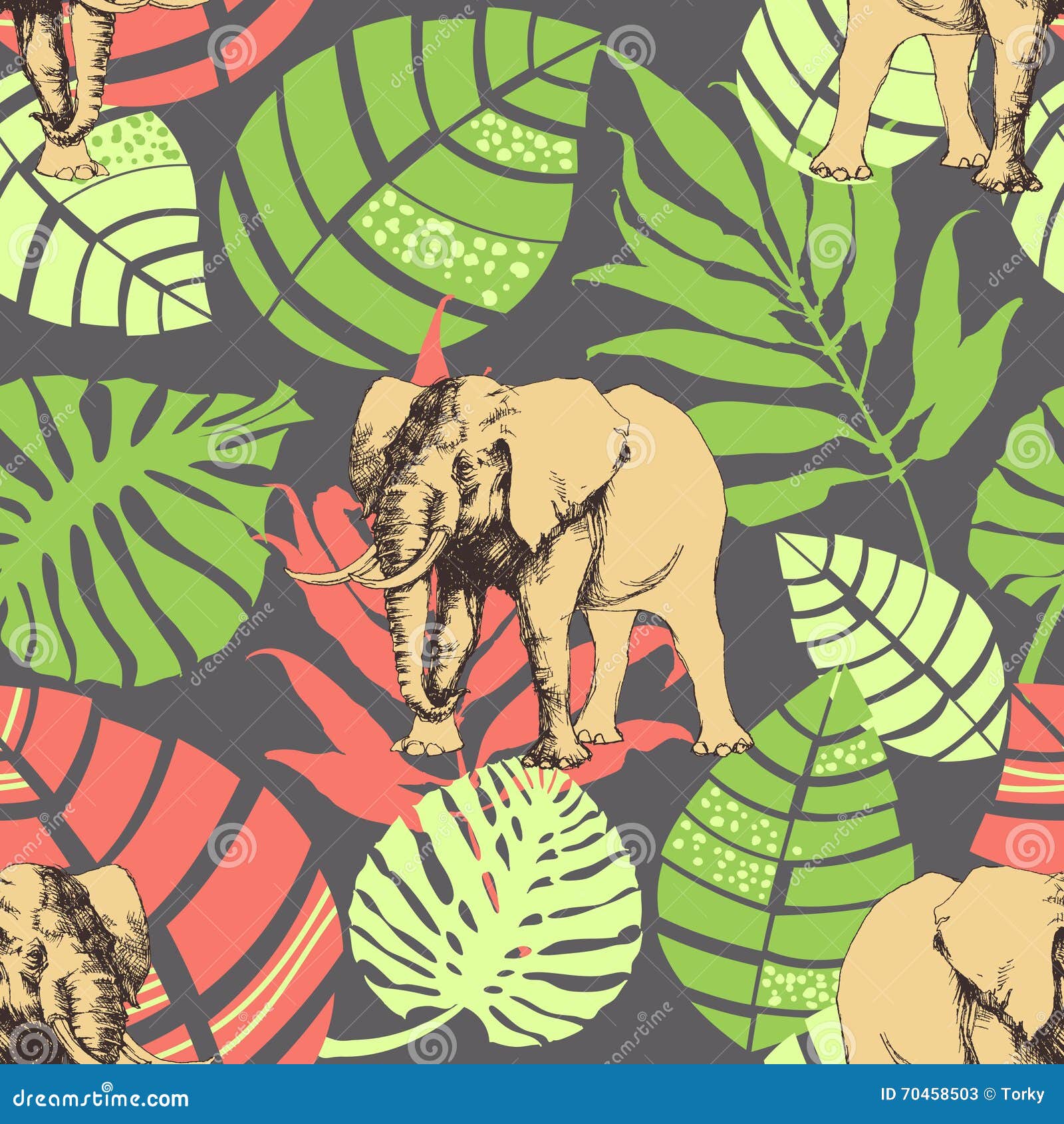 Modelo animal ilustración del vector. Ilustración de retro 70458503