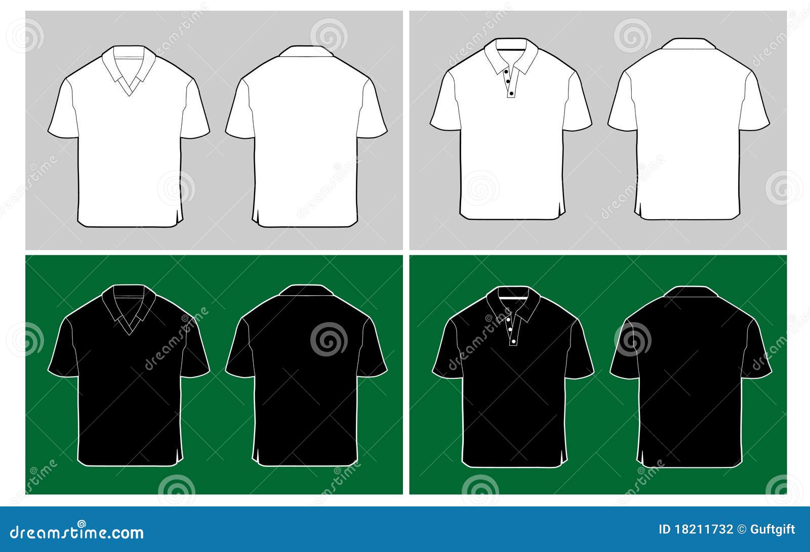 Civilizar Conveniente estafa Modelo De La Camisa De Polo Stock de ilustración - Ilustración de  creatividad, ropa: 18211732