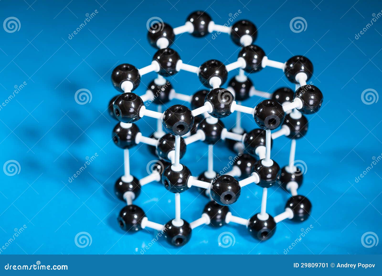 Modelo De La Estructura Molecular Del Grafito Imagen de archivo - Imagen de  preservativo, nadie: 29809701