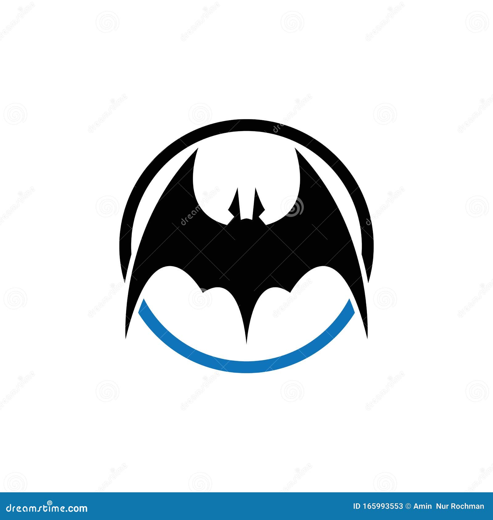 Modelo De Logotipo Do ícone De Vetor De Ilustração De Bat Ilustração Stock  - Ilustração de preto, molde: 165993553