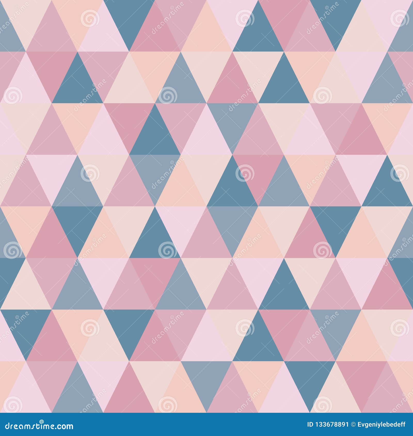 Modelo De Mosaico Inconsútil Triángulos Colores En Colores Pastel Apacibles  Repetición Stock de ilustración - Ilustración de extracto, sencillo:  133678891