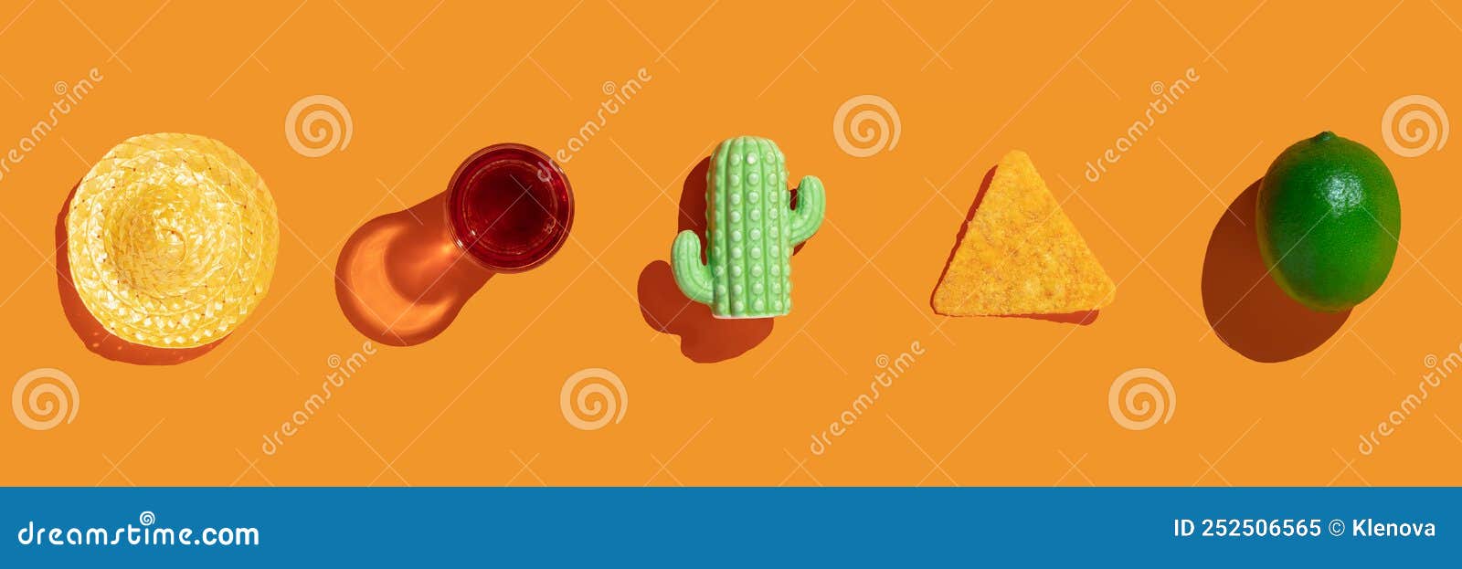 Modelo de banner do  de restaurante de comida mexicana