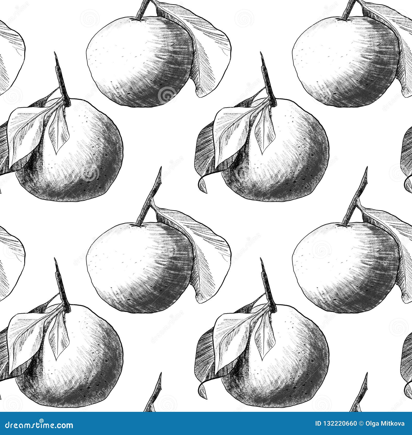 Modelo Inconsútil: Mandarines O Manzanas, Dibujos De Lápiz únicos De Las  Frutas Combinadas En Las Composiciones Hermosas Stock de ilustración -  Ilustración de alimento, papel: 132220660