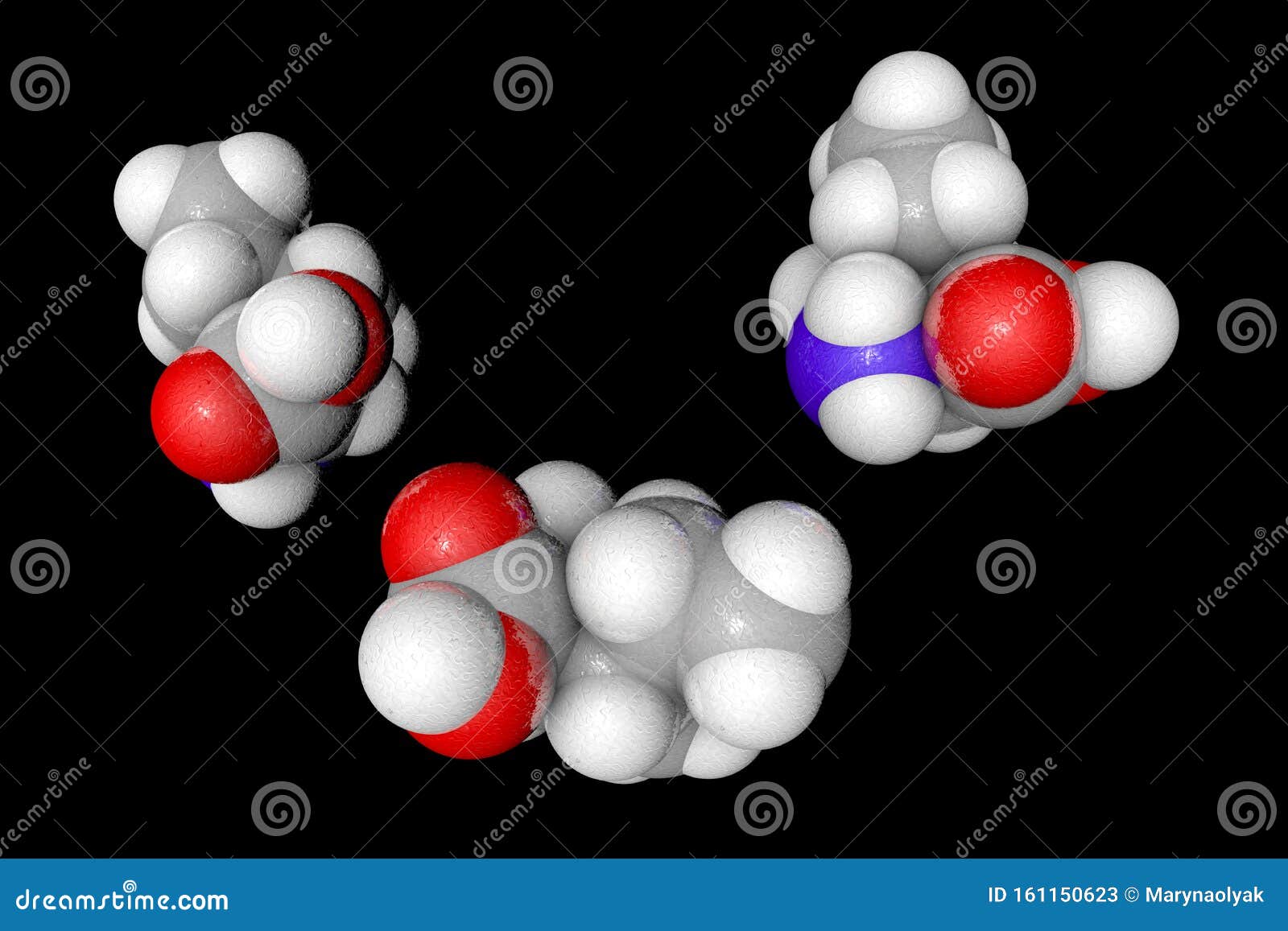 Modelo Molecular De Llenado Espacial De L-isoleucina Los átomos Se  Representan Como Esferas Con Codificación De Color Convenciona Stock de  ilustración - Ilustración de amina, blanco: 161150623
