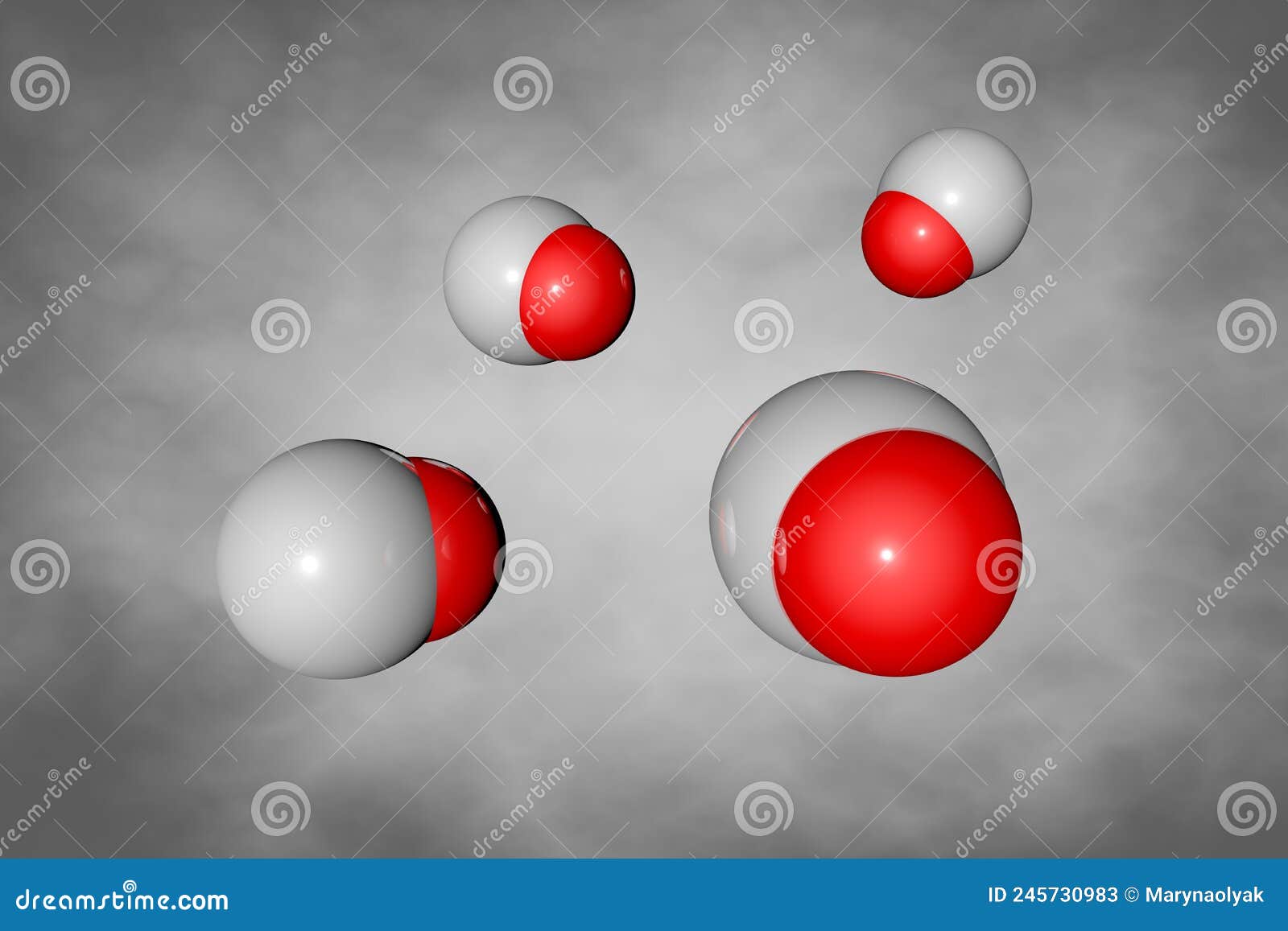 Modelo Molecular De Relleno Espacial De La Fórmula Química De Monóxido De  Carbono Co. Los átomos Se Muestran Como Stock de ilustración - Ilustración  de importante, ciencia: 245730983