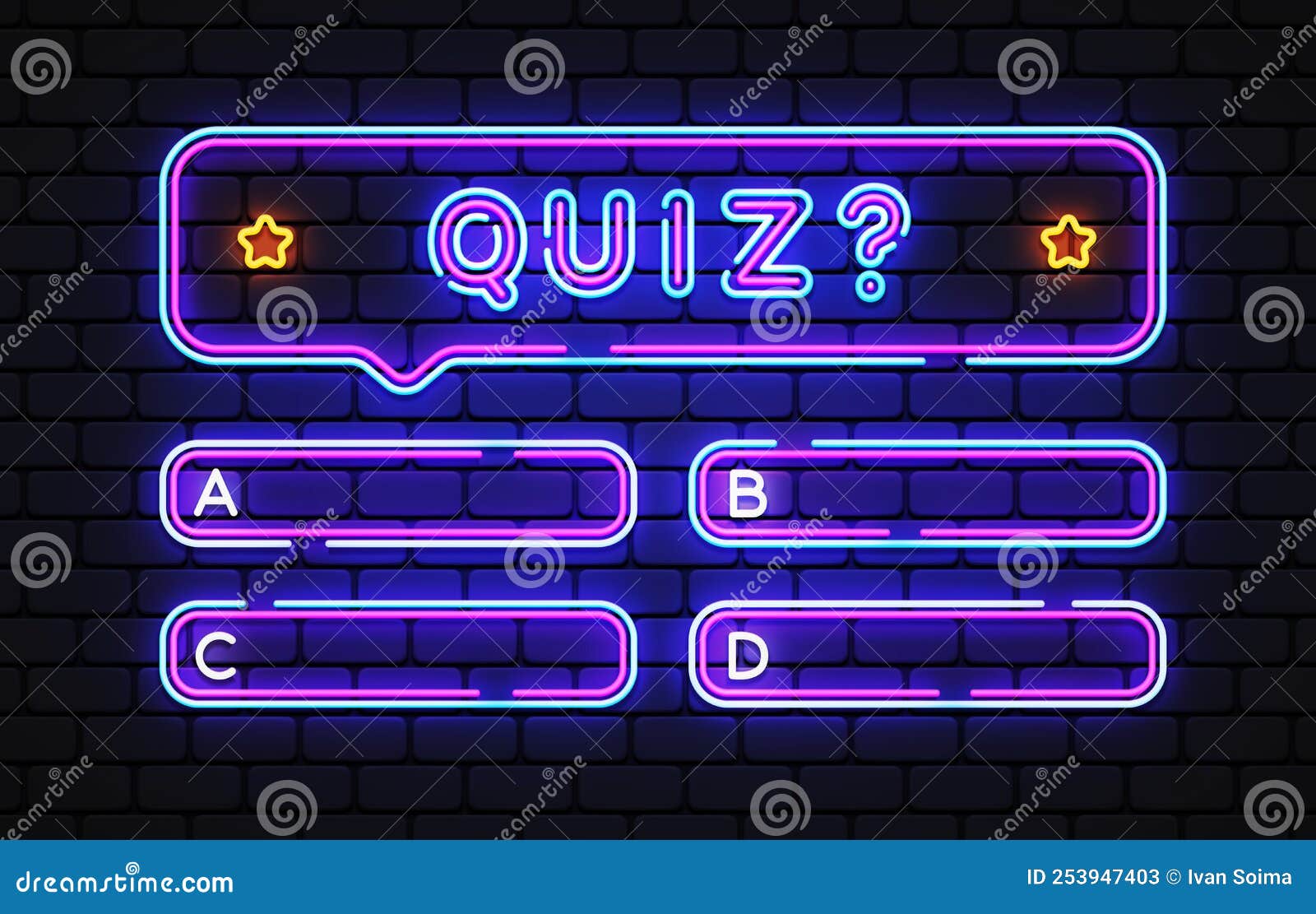 Conceito de design de jogo de quiz intelectual para educação e